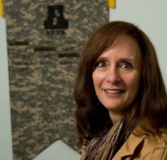 Maralynn Bernstein, known as Mama Bear to many vets on campus, is a veteran services coordinator in the registrar’s office at the University of Arizona. She works hard to explain government education benefits, pointing out: “There is really bad information out there.”